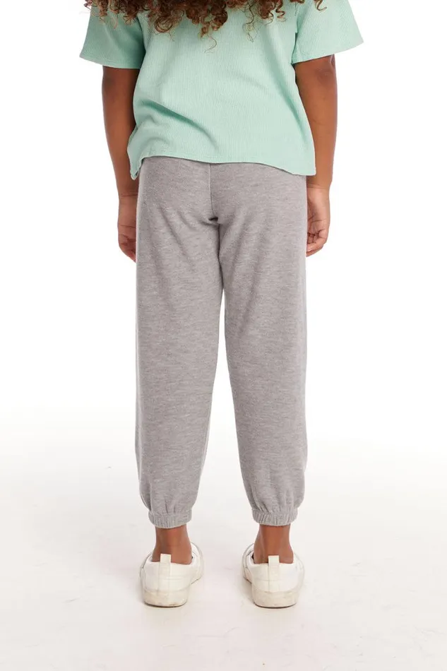 Kids Chaser Brand Girls Butterflies Girls Cozy Knit Sweatpant