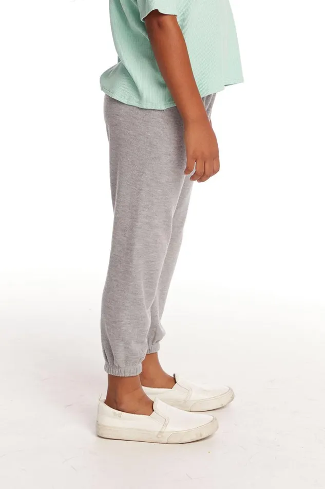 Kids Chaser Brand Girls Butterflies Girls Cozy Knit Sweatpant