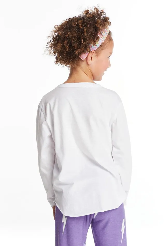 Kids Chaser Brand Girls Colorful Heart Girls Long Sleeve