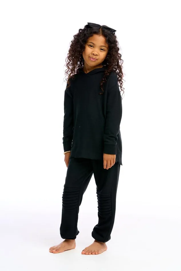 Kids Chaser Brand Girls Girls Cozy Knit Slouchy Moto Jogger