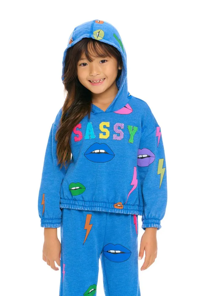 Kids Chaser Brand Girls Lips and Bolts Pant