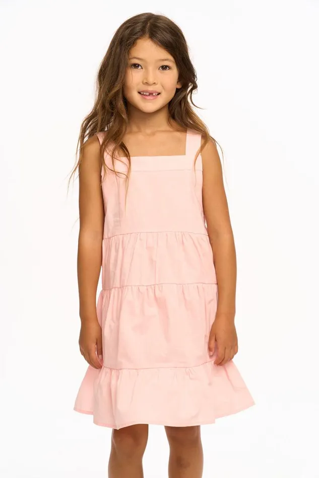 Kids Chaser Brand Girls Nova Cotton Poplin Tank Dress 8211 English Rose