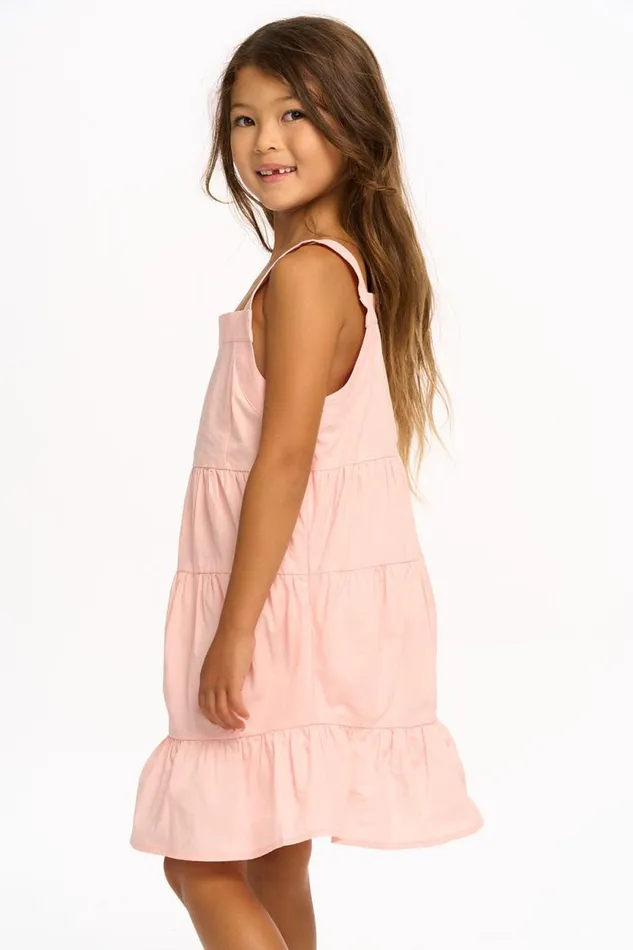 Kids Chaser Brand Girls Nova Cotton Poplin Tank Dress 8211 English Rose