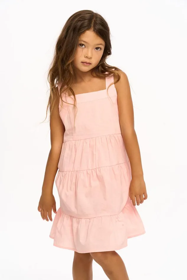 Kids Chaser Brand Girls Nova Cotton Poplin Tank Dress 8211 English Rose