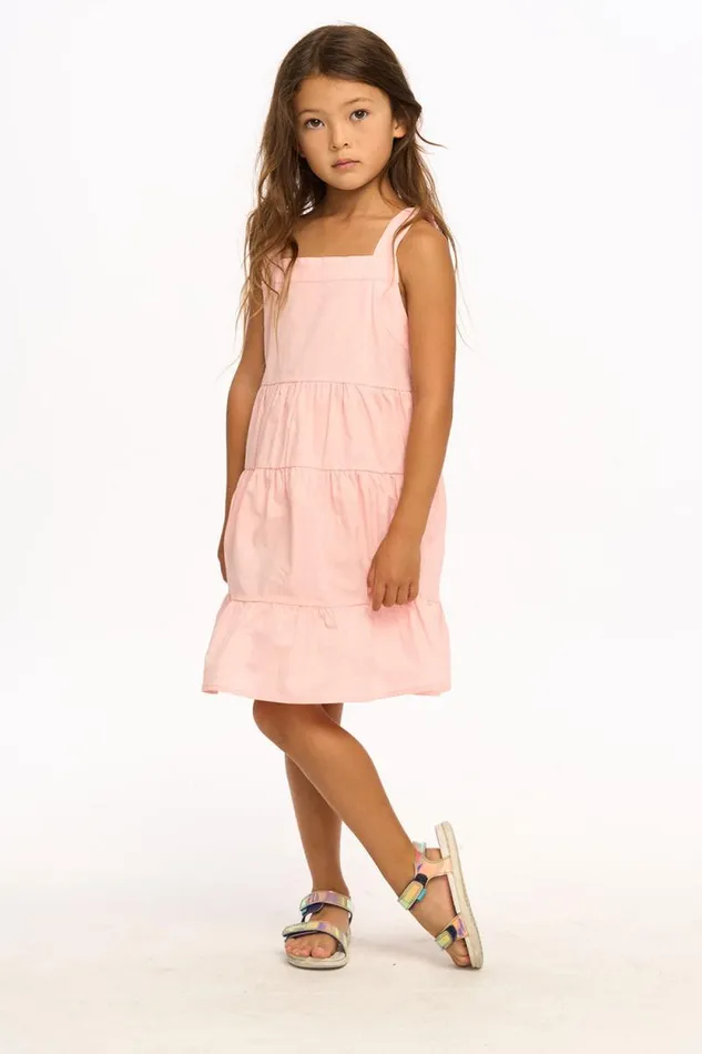 Kids Chaser Brand Girls Nova Cotton Poplin Tank Dress 8211 English Rose