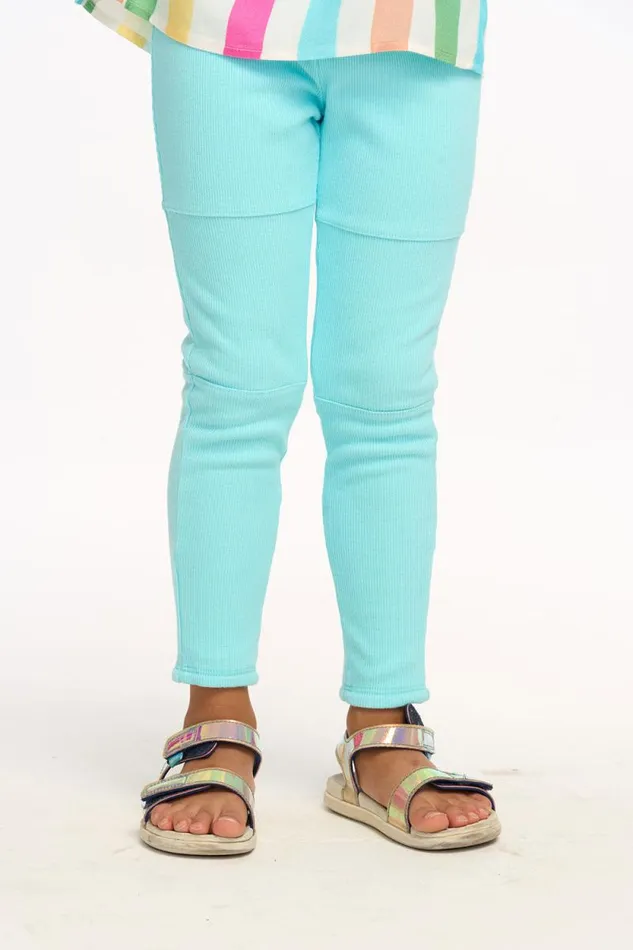 Kids Chaser Brand Girls Rio Legging 8211 Clear Blue