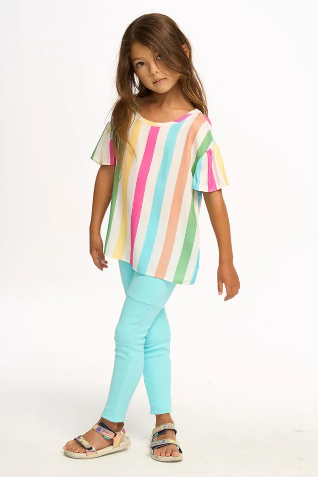 Kids Chaser Brand Girls Rio Legging 8211 Clear Blue