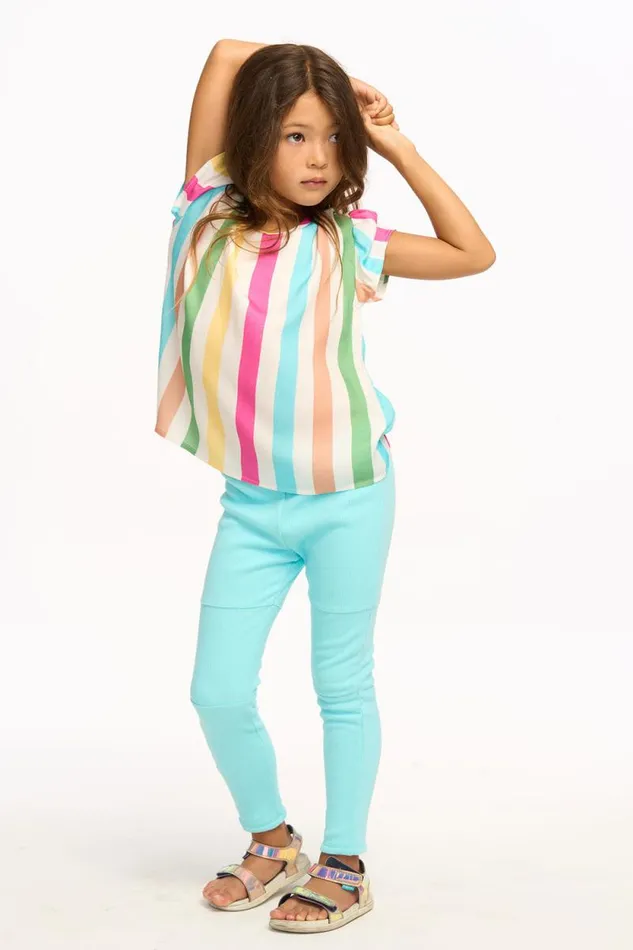 Kids Chaser Brand Girls Rio Legging 8211 Clear Blue