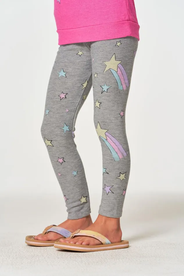Kids Chaser Brand Girls Shooting Star Leggings
