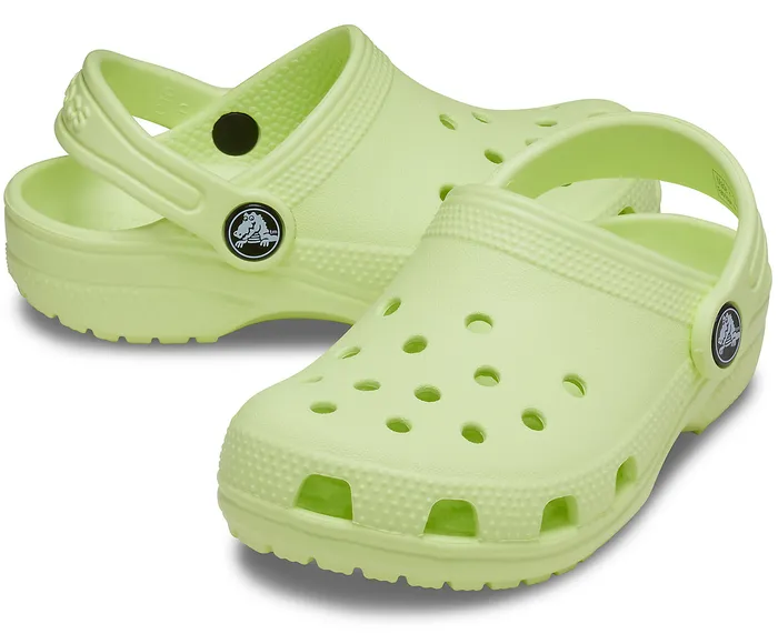 Kids Classic Clog Lime Zest GirlsBoys Clogs Crocs