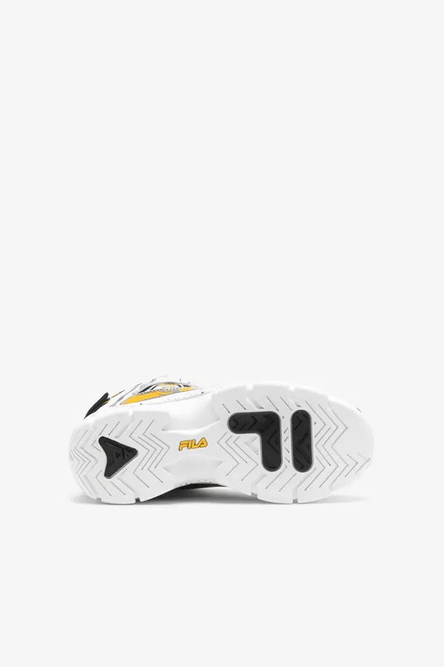 Kids Fila Grant Hill Big Grant Hill 2 Racing White Black Lemon