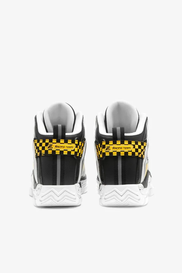 Kids Fila Grant Hill Big Grant Hill 2 Racing White Black Lemon