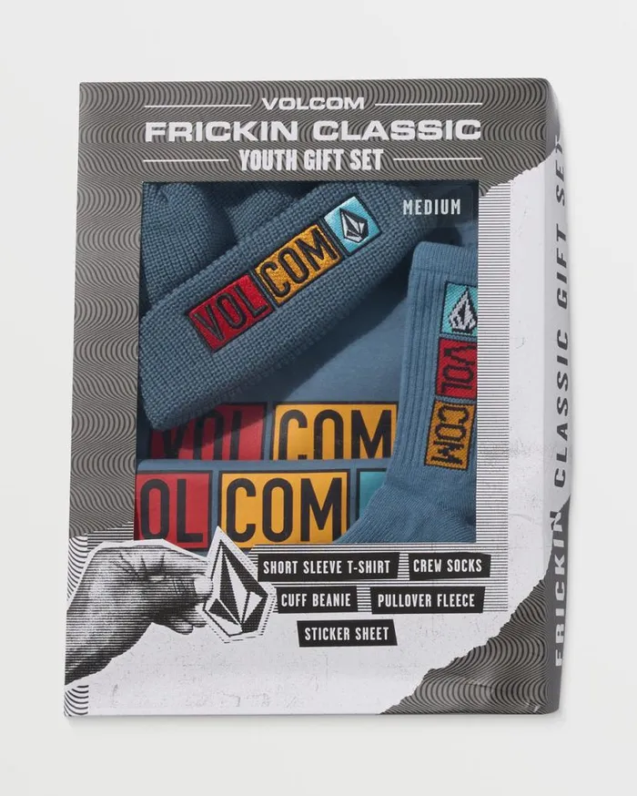 Kids Frickin Classic Gift Set 8211 Blueberry Kids Volcom Accessories