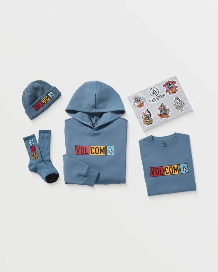 Kids Frickin Classic Gift Set 8211 Blueberry Kids Volcom Accessories