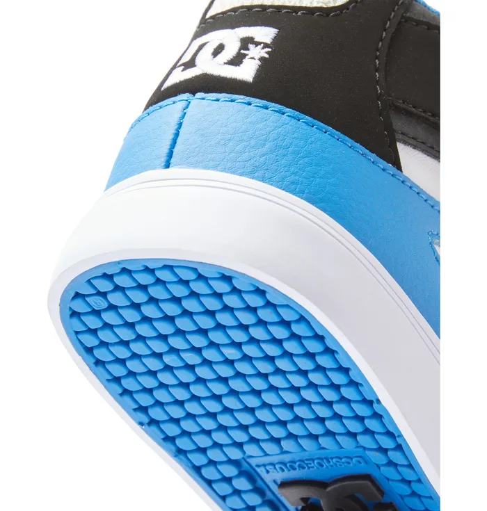 Kids Sneakers DC Shoes Pure High Elastic Waist Lace HighTop Shoes blackblueblack