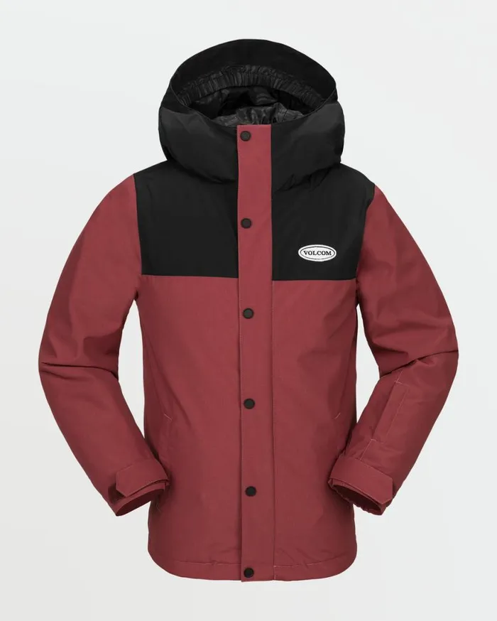 Kids Stone91 Insulated Jacket 8211 Redwood Kids Volcom Jackets