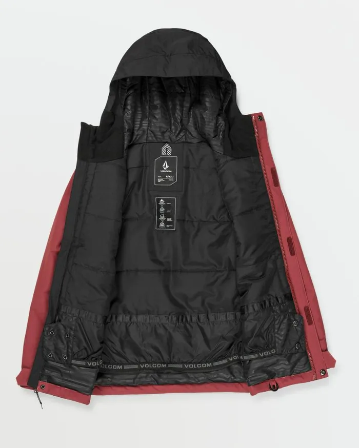 Kids Stone91 Insulated Jacket 8211 Redwood Kids Volcom Jackets
