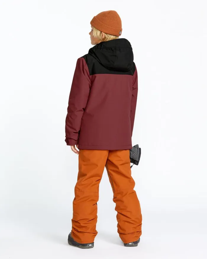 Kids Stone91 Insulated Jacket 8211 Redwood Kids Volcom Jackets