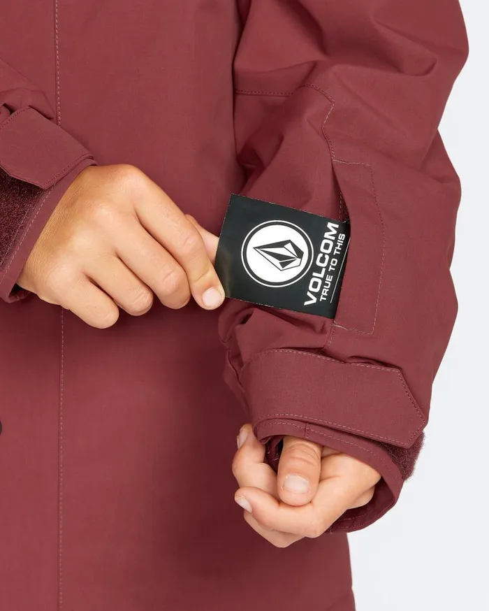 Kids Stone91 Insulated Jacket 8211 Redwood Kids Volcom Jackets