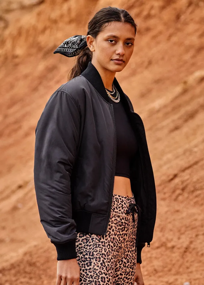 KITA BOMBER JACKET Jackets and Coats THE UPSIDE Women