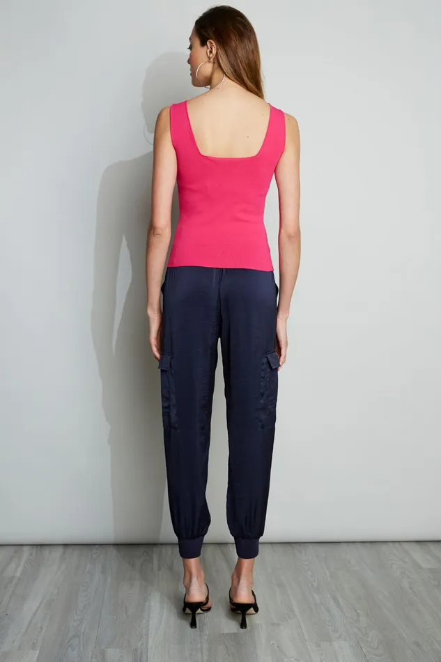 Knits and Sweaters Women Elie Tahari Contour Tank Sweater PEONY