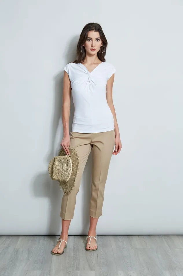 Knits and Sweaters Women Elie Tahari Twist Knot Knit WHITE