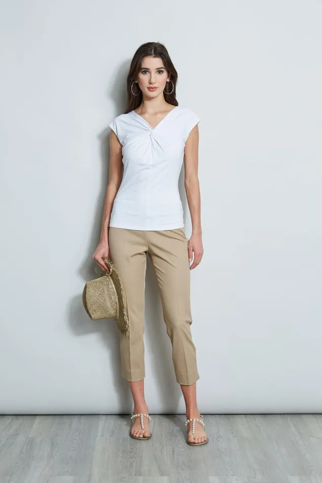 Knits and Sweaters Women Elie Tahari Twist Knot Knit WHITE