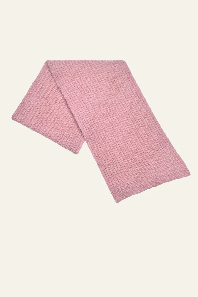 Knitted Scarf Bahia Pink Women Baandsh Scarves and Beanies