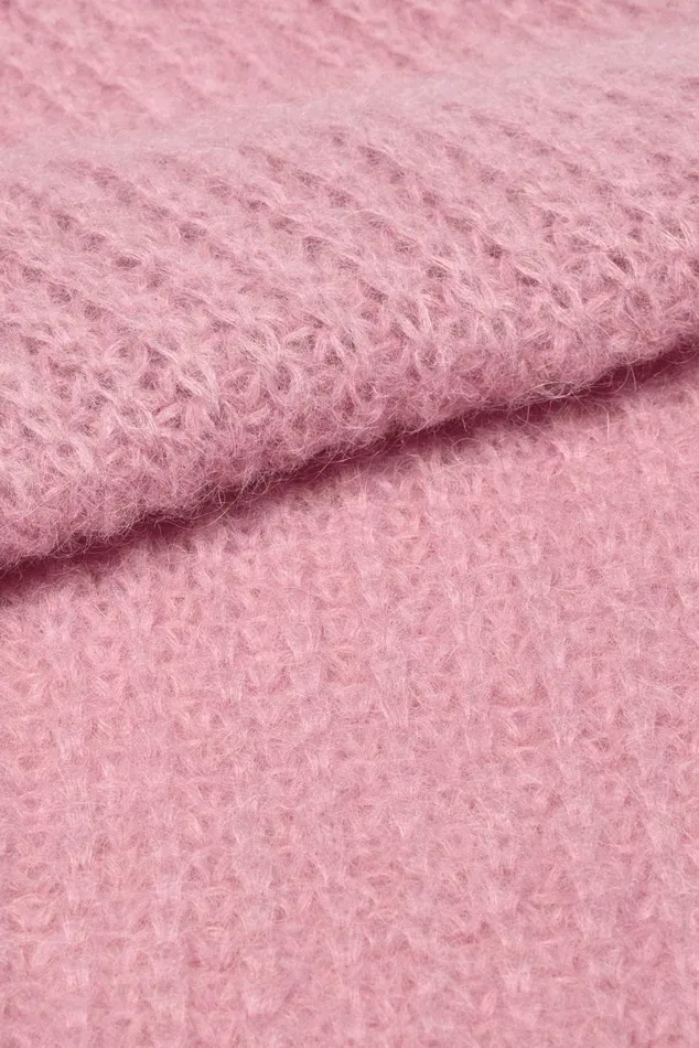Knitted Scarf Bahia Pink Women Baandsh Scarves and Beanies