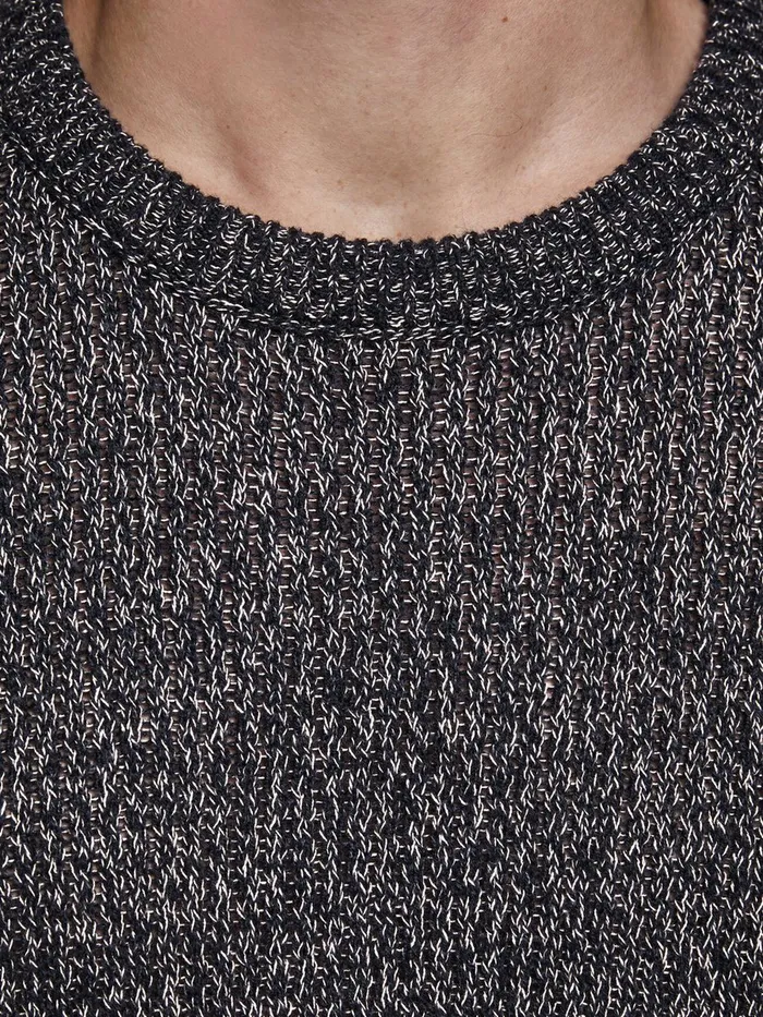 Knitwear JACK and JONES Mens CREW NECK KNITTED PULLOVER Grey Sky Captain Gift 4 You