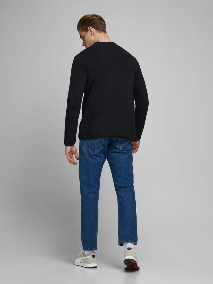 Knitwear JACK and JONES Mens ORGANIC COTTON CARDIGAN Blue Navy Blazer Near Me
