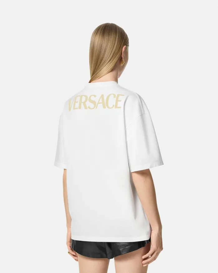 La Coupe Des Dieux Oversized TShirt Whiteprint Women Versace TShirts and Sweatshirts