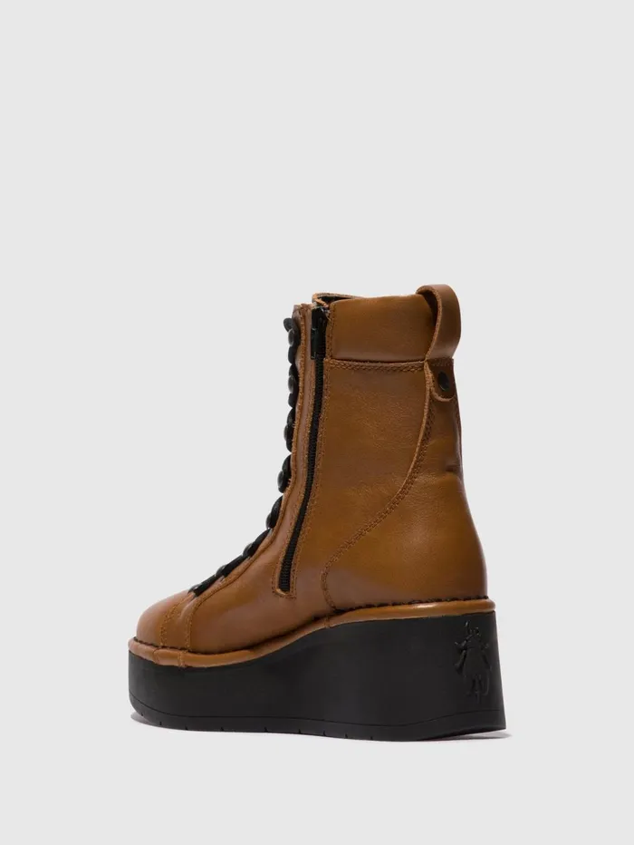 Laceup Ankle Boots HAND247FLY CUOIO Women Fly London Ankle Boots