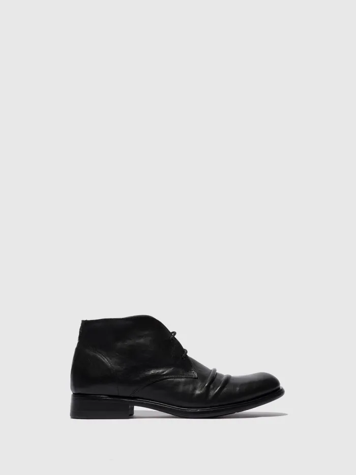 Laceup Ankle Boots MURO577FLY ESTIGMA BLACK Men Fly London Ankle Boots