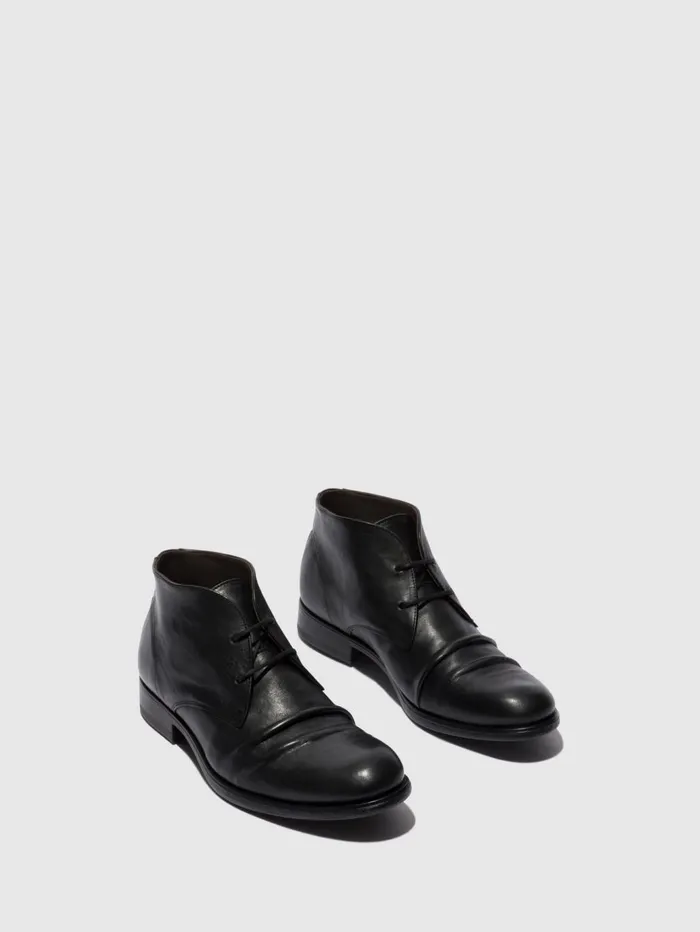 Laceup Ankle Boots MURO577FLY ESTIGMA BLACK Men Fly London Ankle Boots