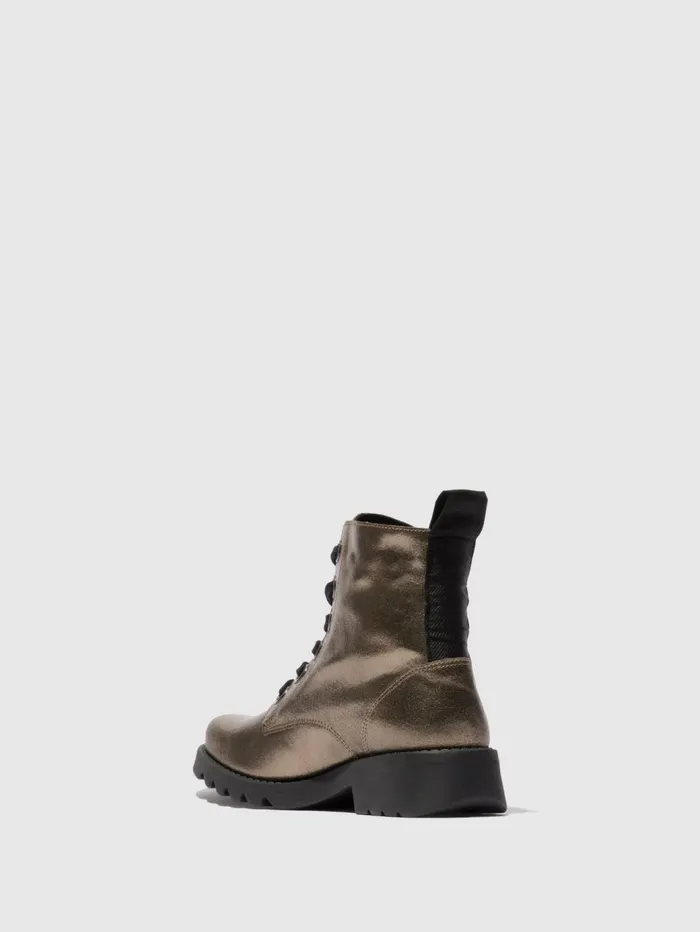 Laceup Ankle Boots RAGI539FLY DARK GOLD Women Fly London Ankle Boots