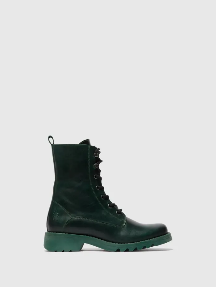Laceup Ankle Boots REID893FLY PETROL PETROL SOLE Women Fly London Ankle Boots