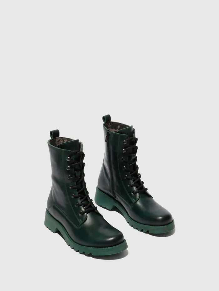 Laceup Ankle Boots REID893FLY PETROL PETROL SOLE Women Fly London Ankle Boots