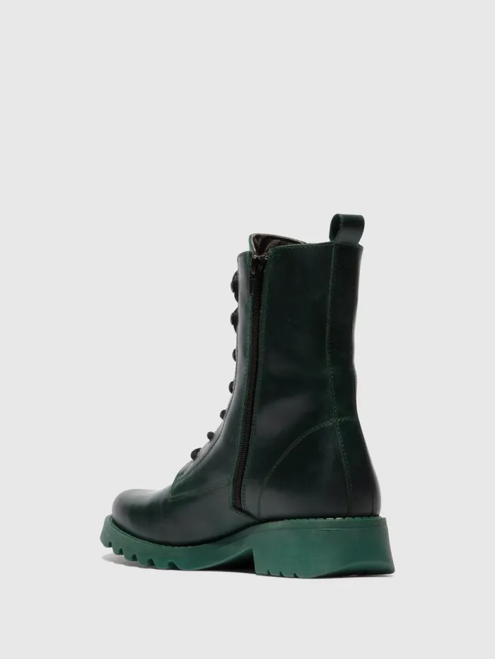 Laceup Ankle Boots REID893FLY PETROL PETROL SOLE Women Fly London Ankle Boots