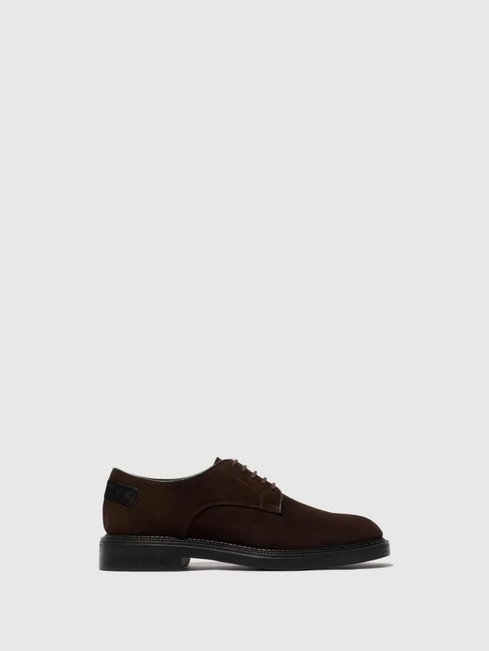 Laceup Shoes VERN999FLY EXPRESSO BLACK SOLE Men Fly London Shoes