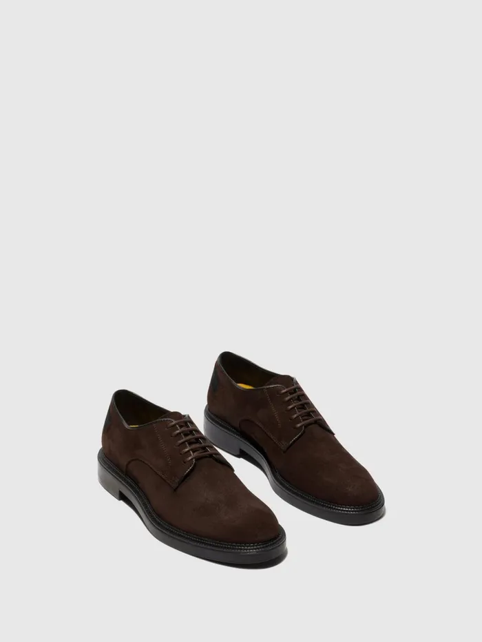 Laceup Shoes VERN999FLY EXPRESSO BLACK SOLE Men Fly London Shoes