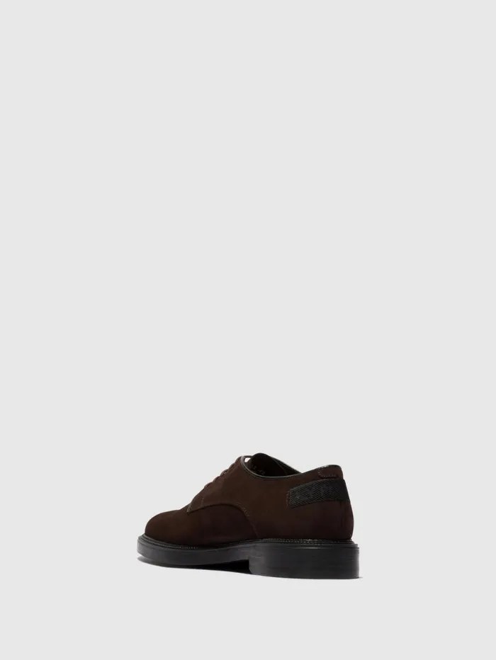 Laceup Shoes VERN999FLY EXPRESSO BLACK SOLE Men Fly London Shoes