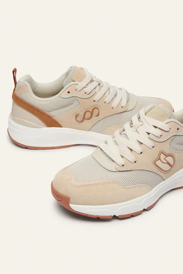 LaceUp Sneakers Saba Brown Women Baandsh Shoes