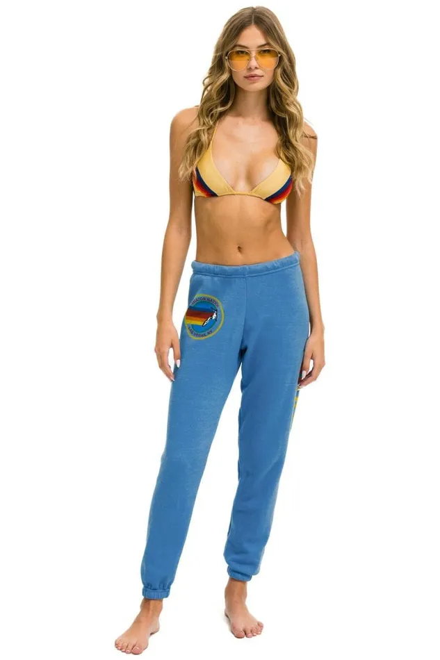 Las Vegas Sweatpants 8211 Cobalt Women Aviator Nation Sweatpants