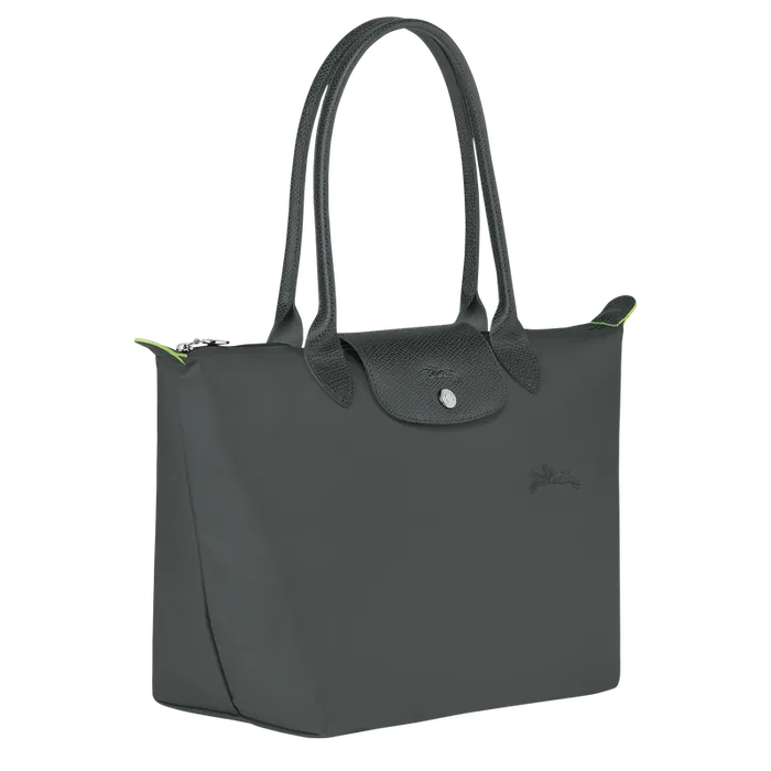 Le Pliage Green M Tote bag GraphiteGraphiteGraphite Women Shoulder bags Longchamp