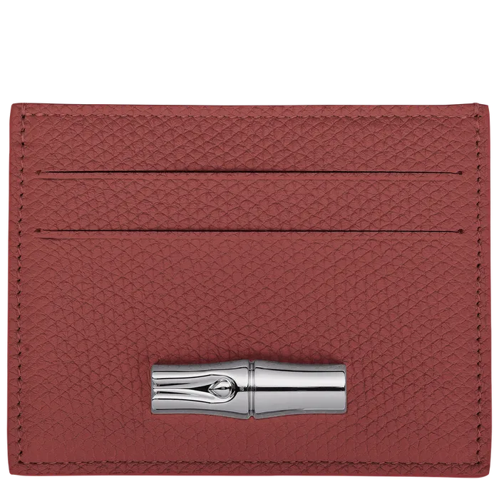 Le Roseau Card holder ChestnutChestnutChestnut Cardholders and Coin purses Longchamp Women Le Roseau Card holder ChestnutChestnutChestnut Cardholders and Coin purses Longchamp Women