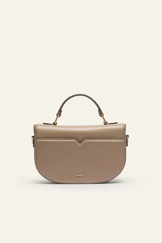 Leather Bag Sign Beige Women Baandsh Bags