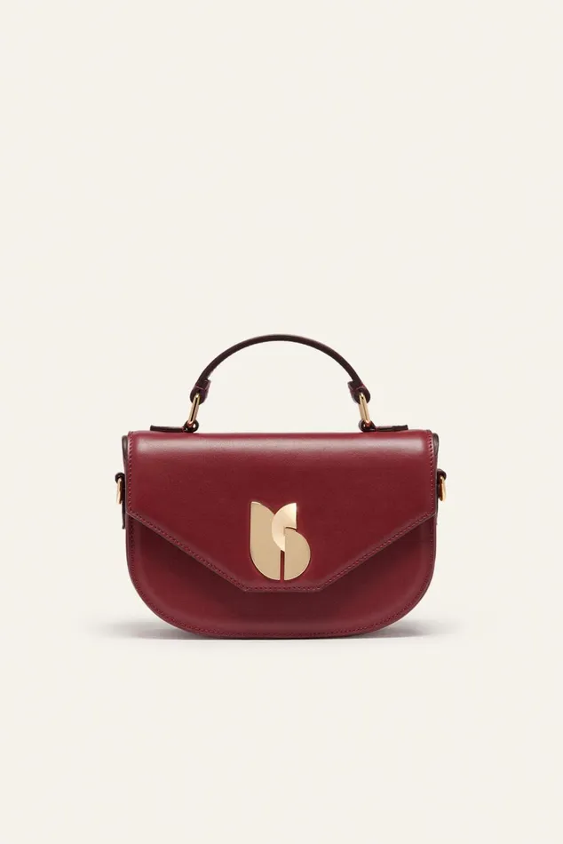 Leather Bag Sign Beige Women Baandsh Bags