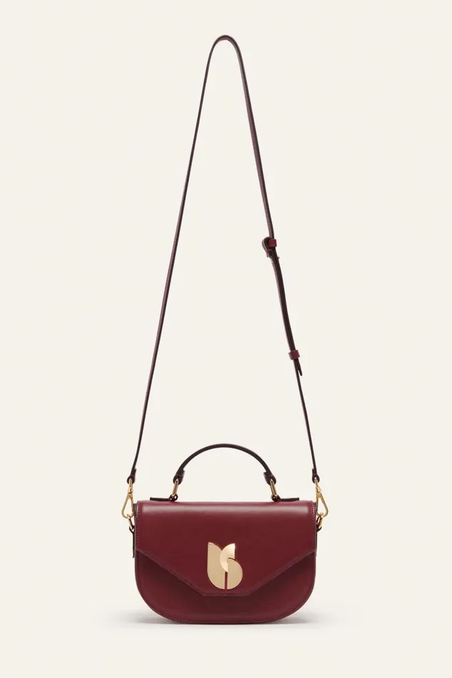 Leather Bag Sign Beige Women Baandsh Bags