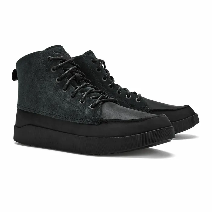 Leather Men Olukai Mlina Suede Leather Boots 8211 Lava Rock